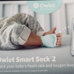 Owlet Smart Sock 2 Mint Pre-owned