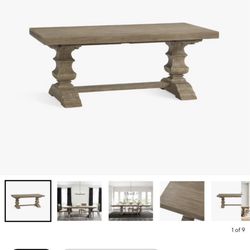 Pottery Barn Table 