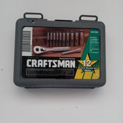 Vintage Craftsman Socket Wrench Set 