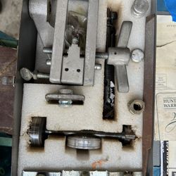 Vintage Schlage Door Lock Installation Kit Tool Boring Jig W/Metal Case