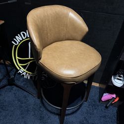 Modern Brown Bar Chair – Stylish & Clean