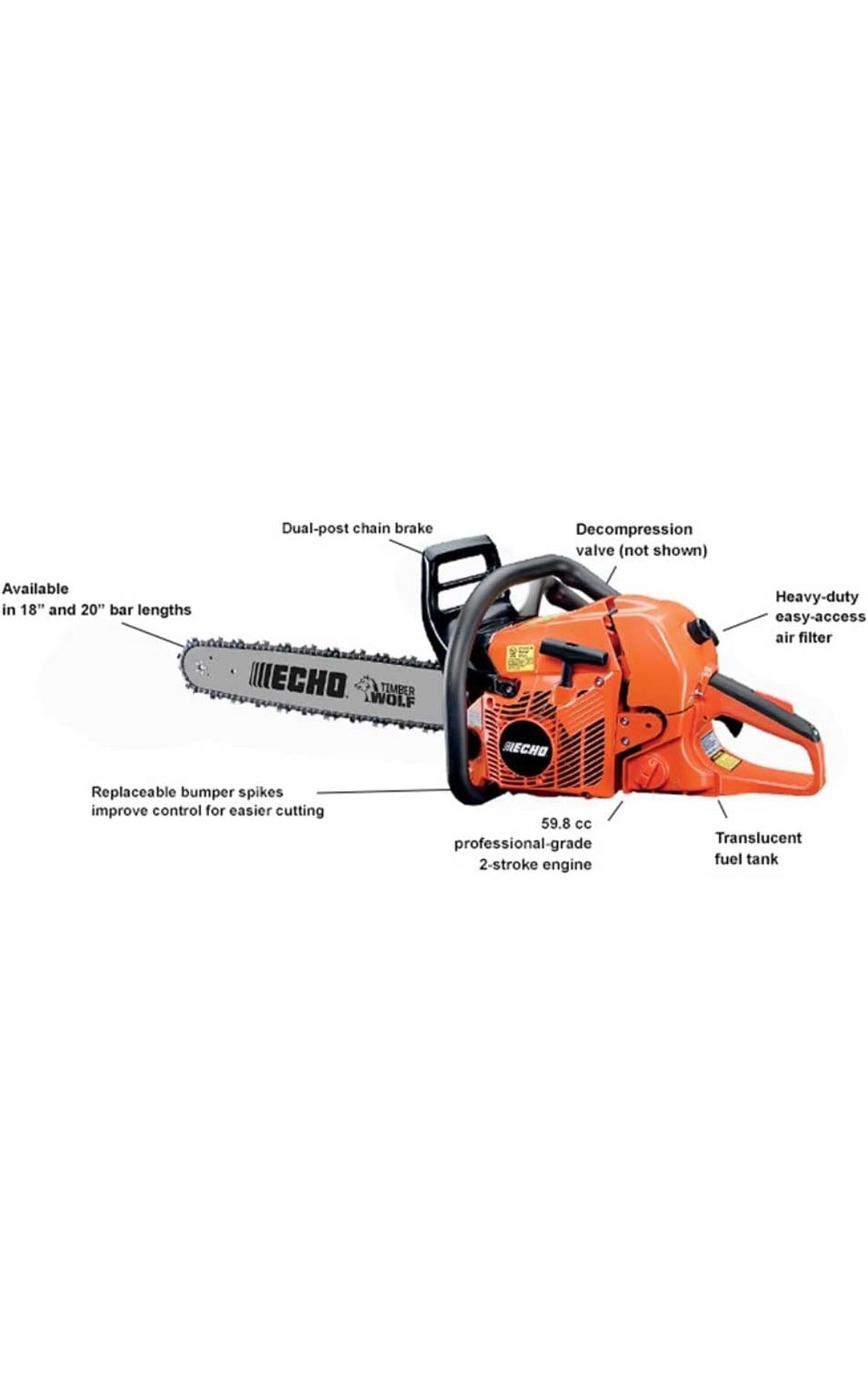 Echo Chainsaw 20”