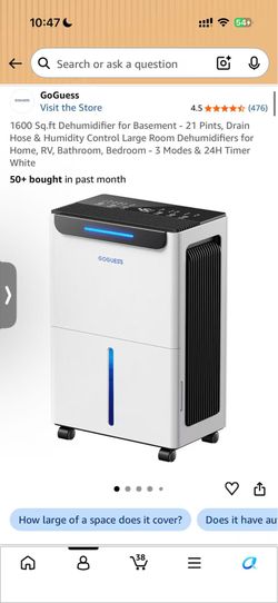 Dehumidifier for Basement