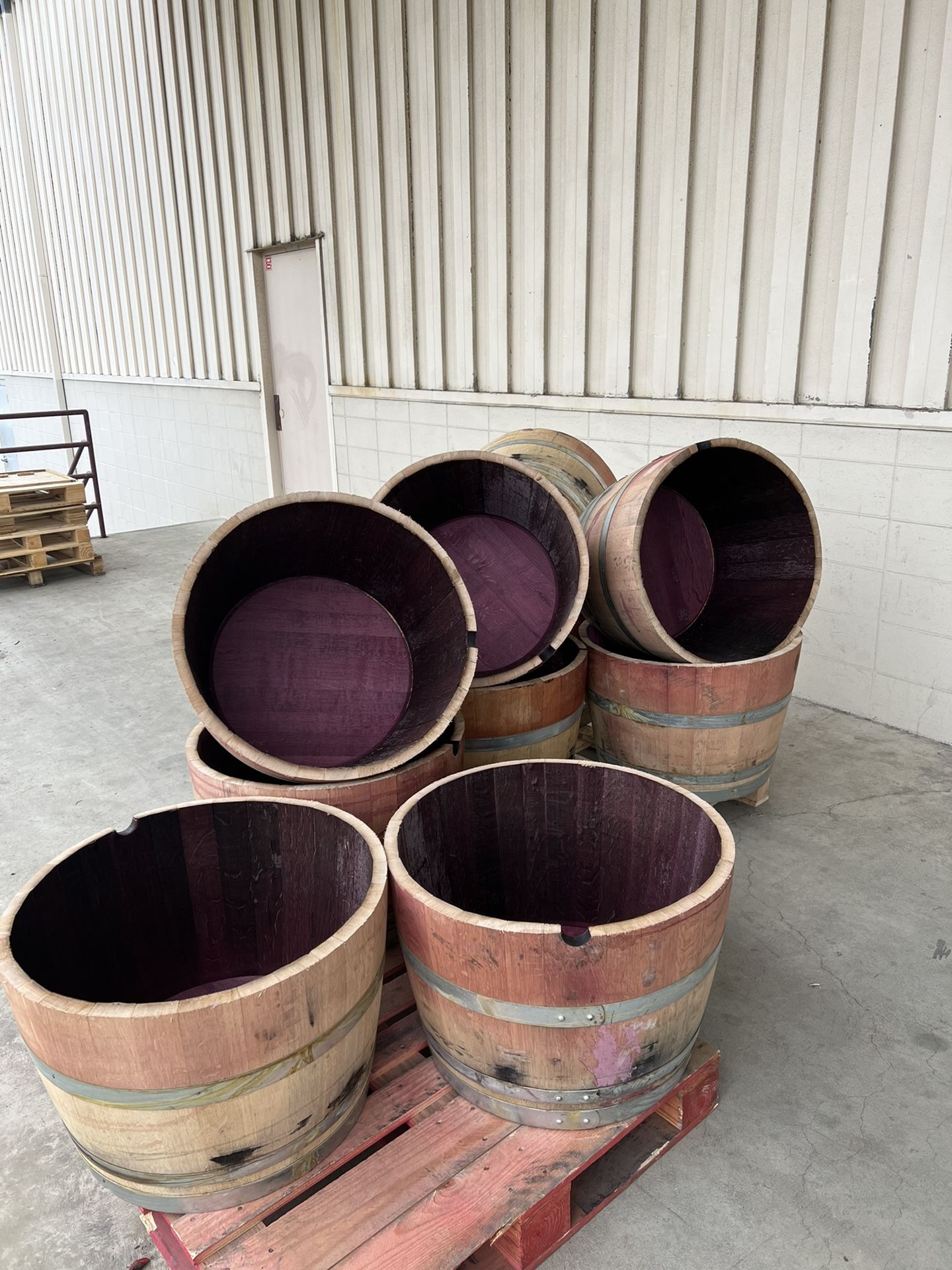 High Quality Wine Barrel Planters for Sale in Fullerton, CA - OfferUp