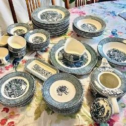 Currier & Ives  Dishes