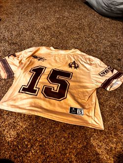 Gold Football Jersey #15 with 1969 Detail