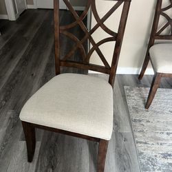 4. solid wood chairs.🪑  excellent condition