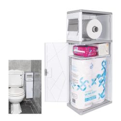 Bathroom storage cabinet Toilet paper storage,