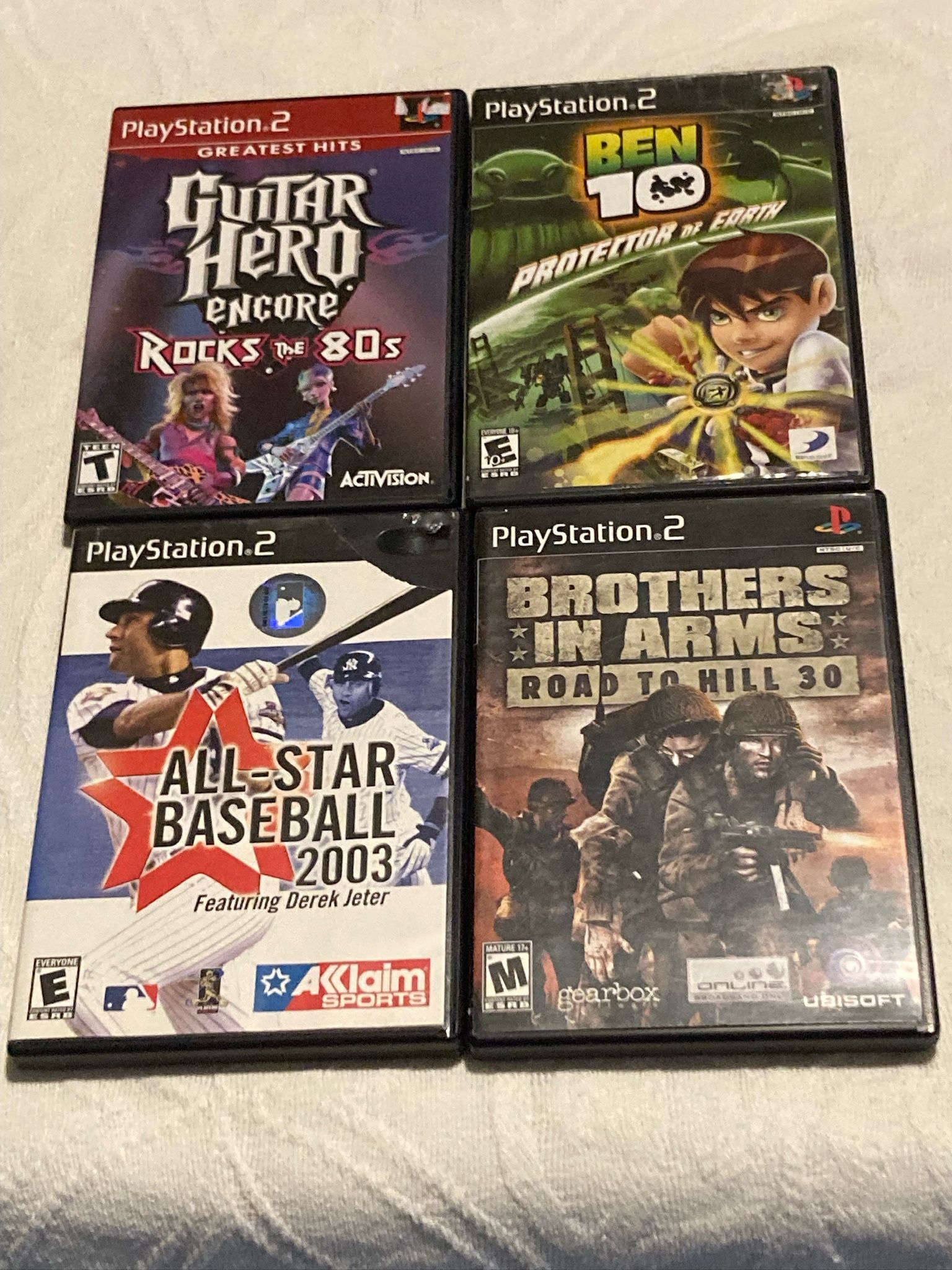 Ps2 Games Guitar Hero Baseball Ben 10