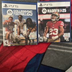 Madden And NCAA 25 (price Negotiable)