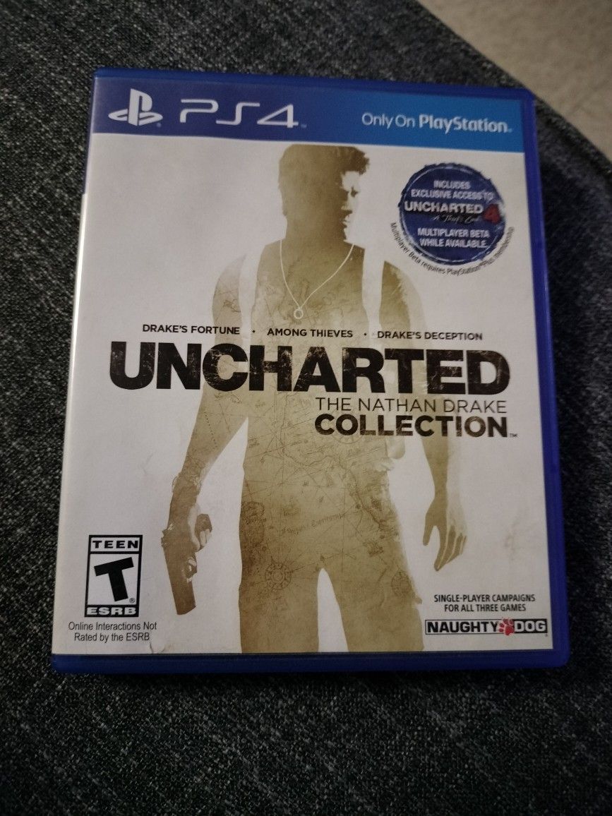 PS4 Game Uncharted Nathan Drake Collection