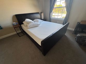 Free queen size bed frame - headboard and footboard