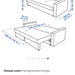 Sleeper Sofa Turns Into Full Size Bed