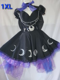 Sexy  Witch Costume Dress 1XL