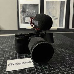 Sony mirrorless camera kit for photography, videography, filmmaking, vlogging