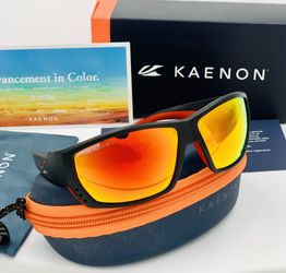 Kaenon Sports Sunglasses Wrap Polarized SR91 Lens - Clearest Lenses KC Chiefs Colors - SHIPS TODAY 315 
