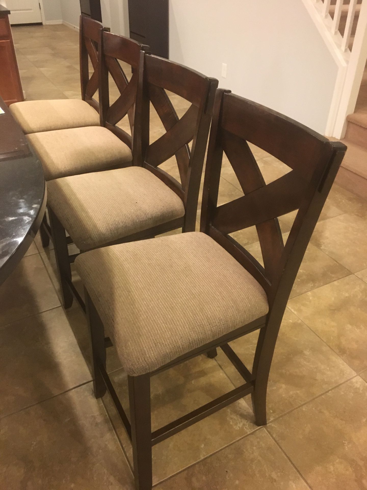 4 Barstool Chairs