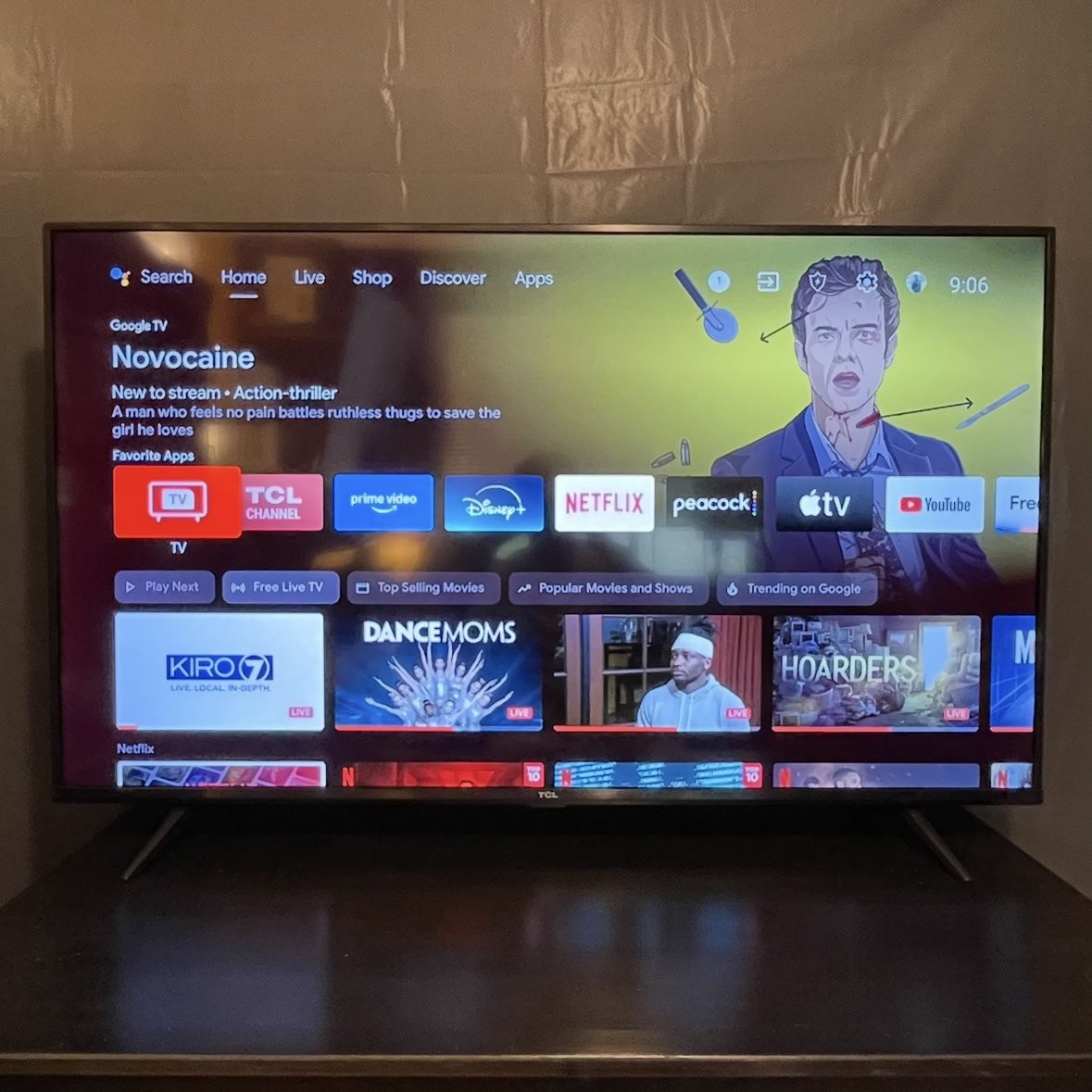 TCL 55 Inch LED 4K Smart Android HDR TV w/ Chromecast Built In
