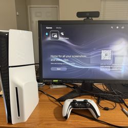 PS5 Slim Disc 1TB Bundle w/TV