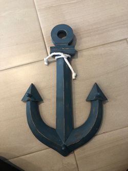 Anchor wooden hook