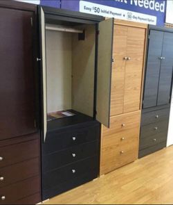 TALL WARDROBE 28" Wide, 73" Height