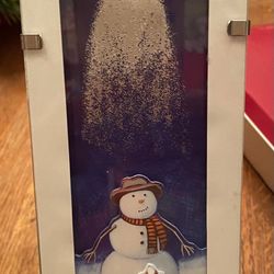 Easel Stand Picture. Snowman