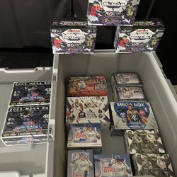 New sealed Sports Cards under retail value MLB, NFL, NBA 15 box’s total 540 for all or pick n choose