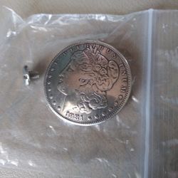 Morgan Silver Dollar Pin