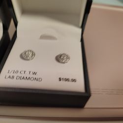 Diamond Brilliance Earrings and Matching Necklace 