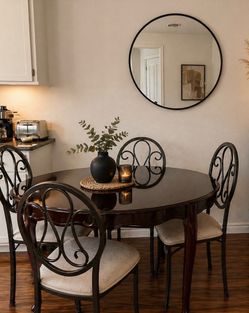 Wooden Dining Table with 2 Chairs – Excellent Condition