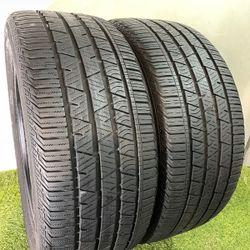 265 45 20  Continental  CrossContact  2 Used Tires 80% Life 