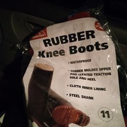 Rubber Knee Boots 