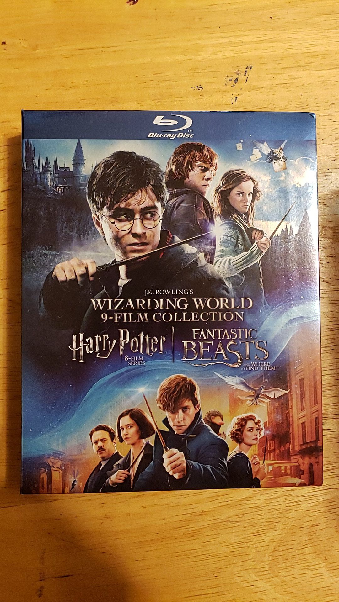Harry Potter movie's and the first fantastic beasts Blu Ray