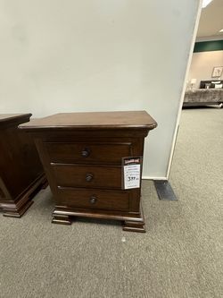 Nightstand - Dark Cherry | Bedside Table | Bedside Cabinet