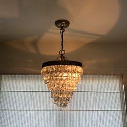 Pottery Barn Crystal Chandelier