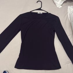 Long Sleeve Black Shirt Brand New 