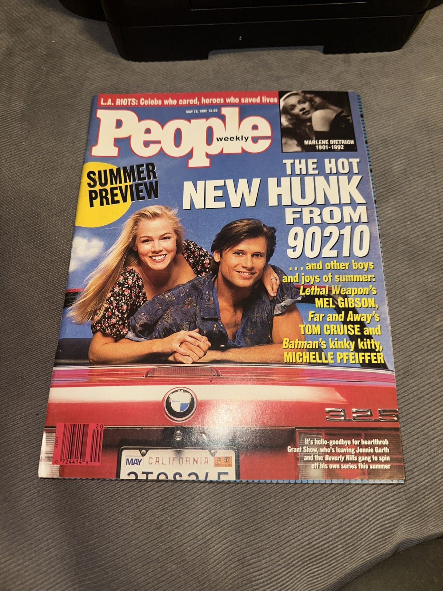 People Magazine May 1(contact info removed)0 Melrose Place Grant Show Garth - NO LABEL