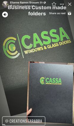 Personalized Folders With Business Logo
