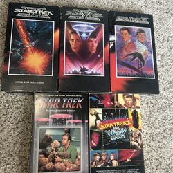 Star Trek VHS Lot Vintage Collection