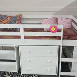 AMAZING CHILD'S DESK BED - SOLID HARDWOOD - BRAND NEW - ONE OF A KIND