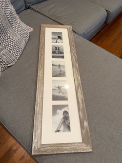 8x36 Rustic Wood Collage Picture Frame