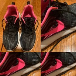 NIKE ROSHE ONE Flight Weight  Hyper Pink 6.5Y M US Pink Black -pink