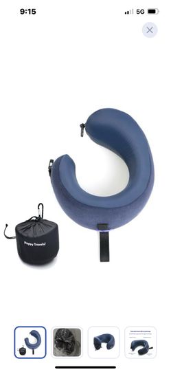 “New”Cushioned Travel Pillow(memory Foam)chest&neck Support(w/bg(retail$29