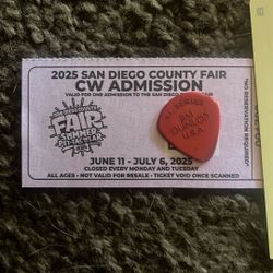 San Diego County Fair Ticket