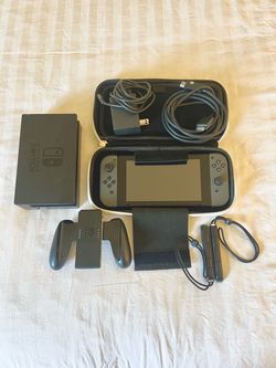 Nintendo Switch Bundle with Dock, Charger & Zelda Case