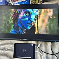 White Amzfast Gaming Monitor