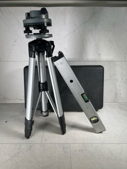 Unknown Laser Level And Manual Transit Level Kit With Tripod(A1G012624)