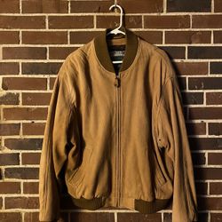 Suede Bomber Jacket XL