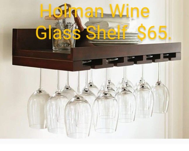 #308...Wine Glass Rack/Shelf