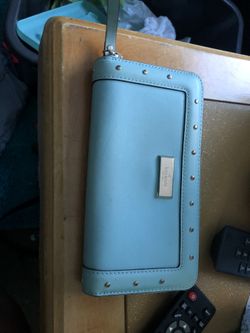 kate spade teal wallet